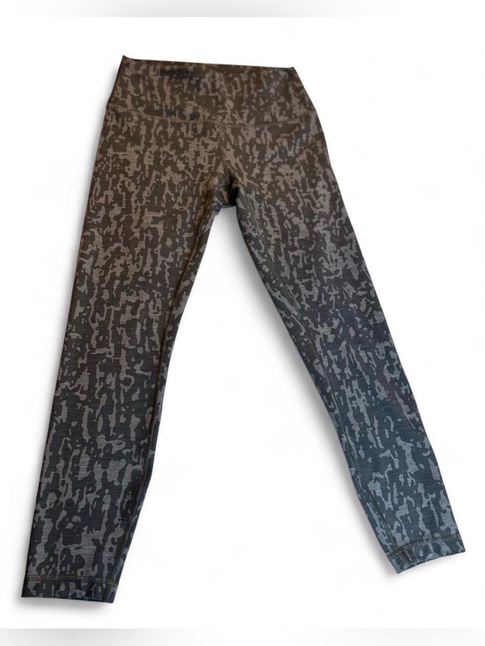 lululemon athletica Charcoal Gray Camouflage-Print Leggings